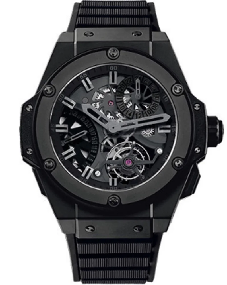 Hublot King Power Tourbillon GMT Black Ceramic